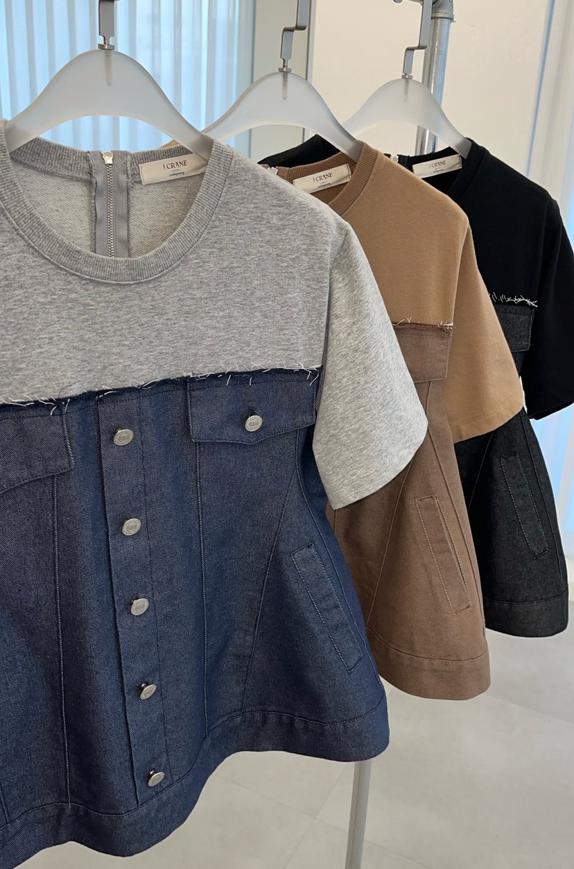 J CRANE-A韓國代購㊣女士新品推薦時尚熱賣休閑人氣25秋冬T恤J CRANET恤