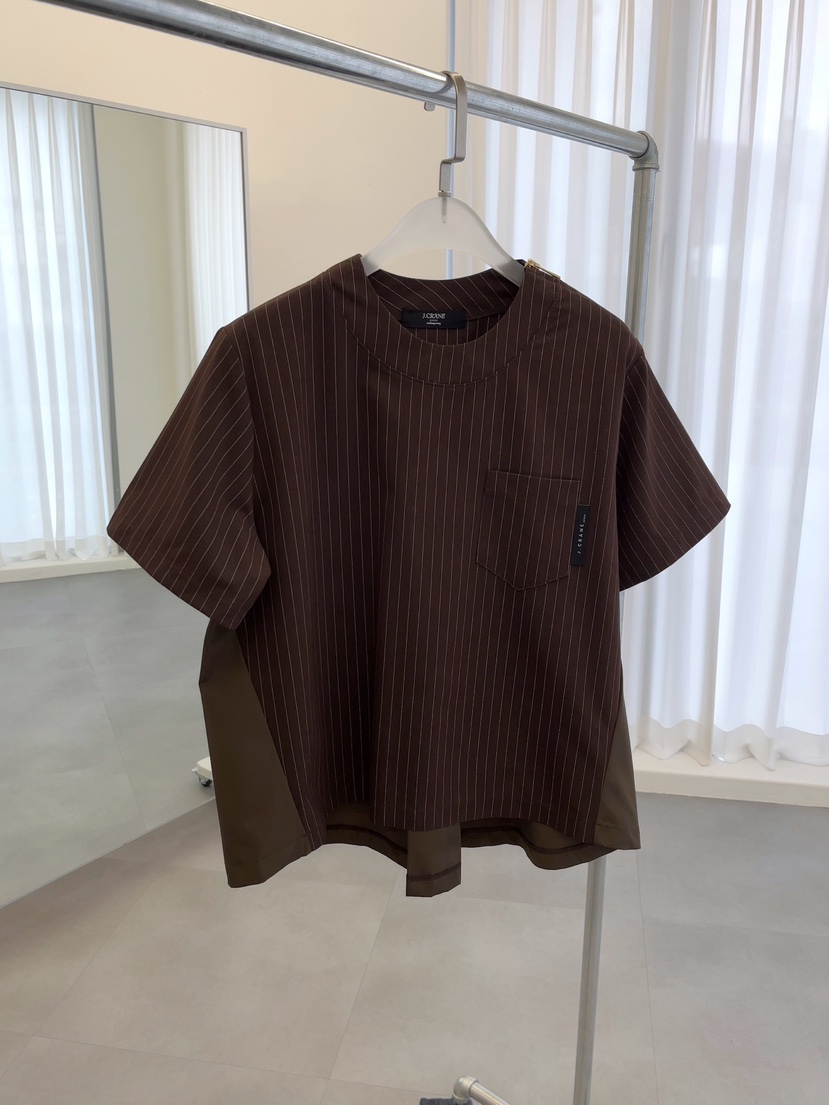 J CRANE-A東大門㊣代購女裝新款熱賣人氣時尚休閑襯衫蕾絲衫J CRANE襯衫/蕾絲衫圖色3