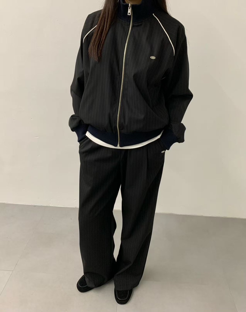 J CRANE-A韓國直郵㊣女士新品25秋冬休閑時尚熱賣休閑褲條紋J CRANE休閑褲