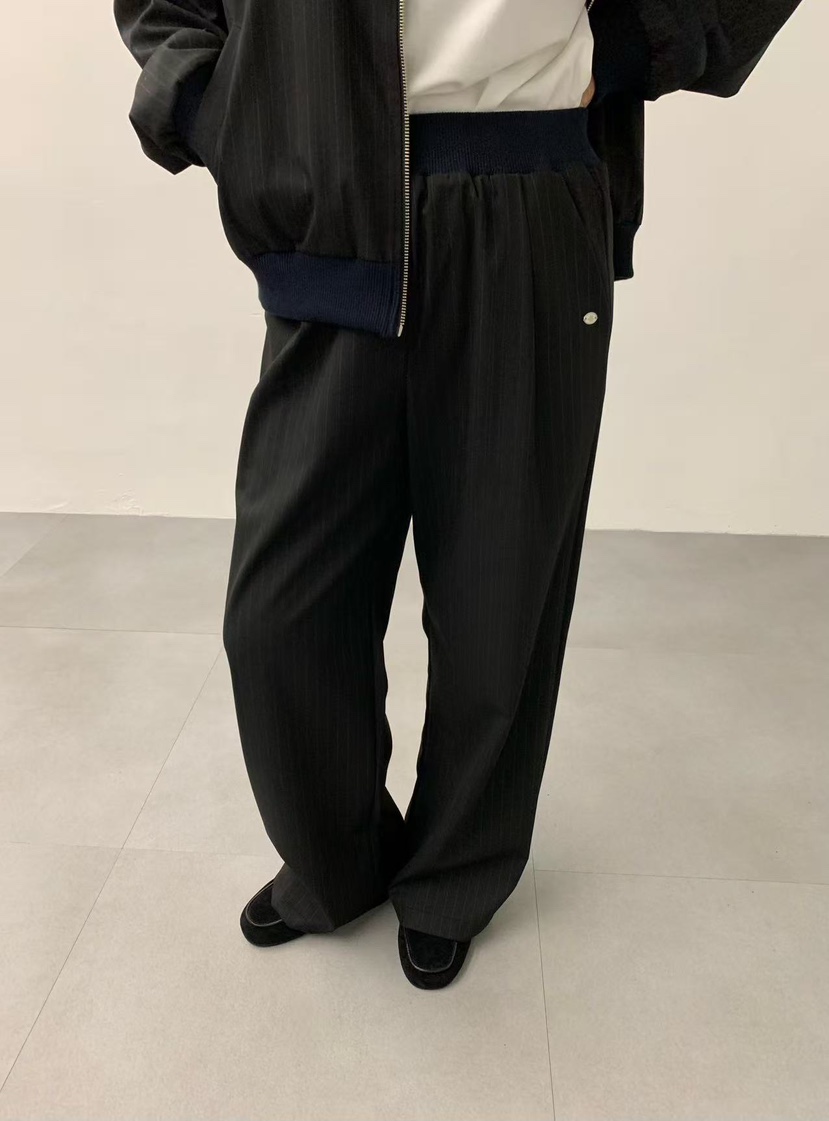 J CRANE-A韓國直郵㊣女士新品25秋冬休閑時尚熱賣休閑褲條紋J CRANE休閑褲