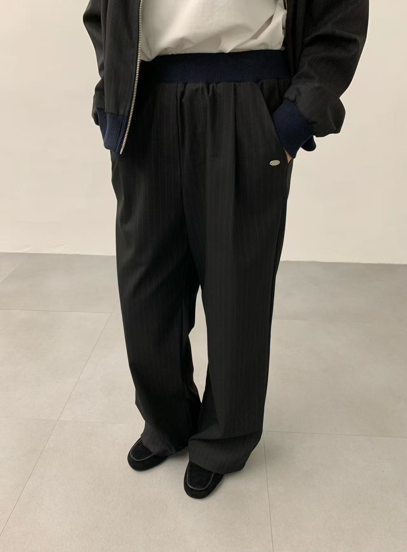 J CRANE-A韓國直郵㊣女士新品25秋冬休閑時尚熱賣休閑褲條紋J CRANE休閑褲