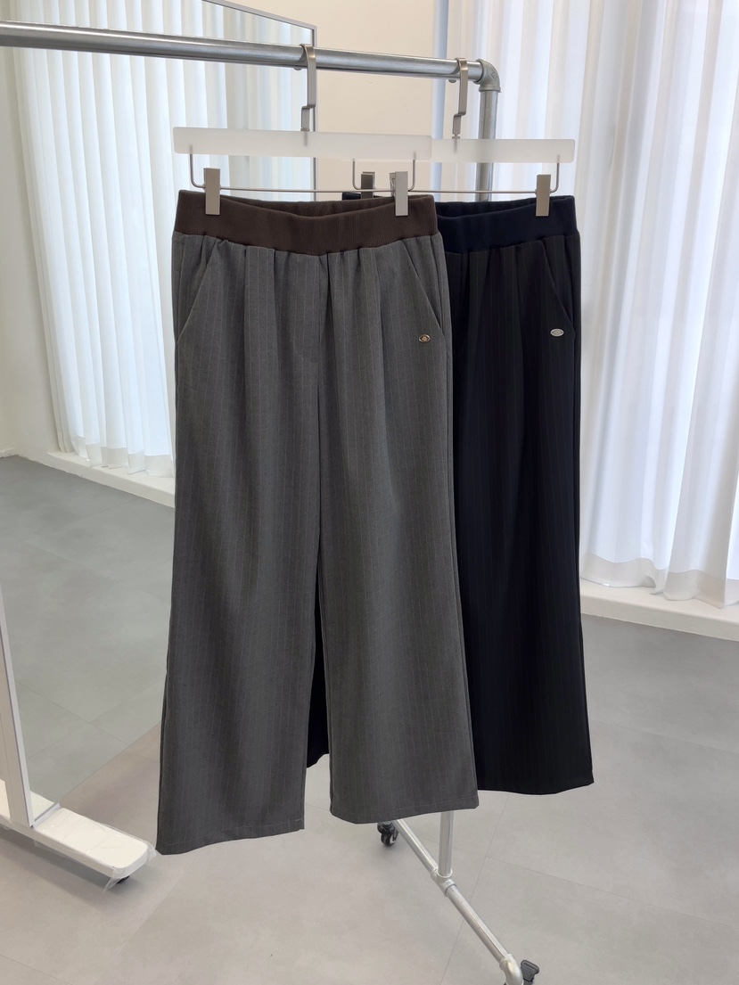 J CRANE-A韓國直郵㊣女士新品25秋冬休閑時尚熱賣休閑褲條紋J CRANE休閑褲