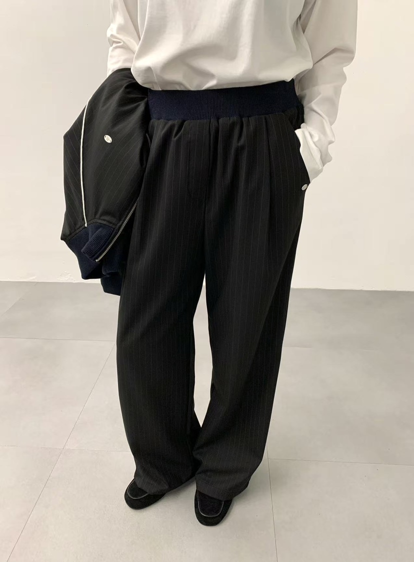 J CRANE-A韓國直郵㊣女士新品25秋冬休閑時尚熱賣休閑褲條紋J CRANE休閑褲圖色2