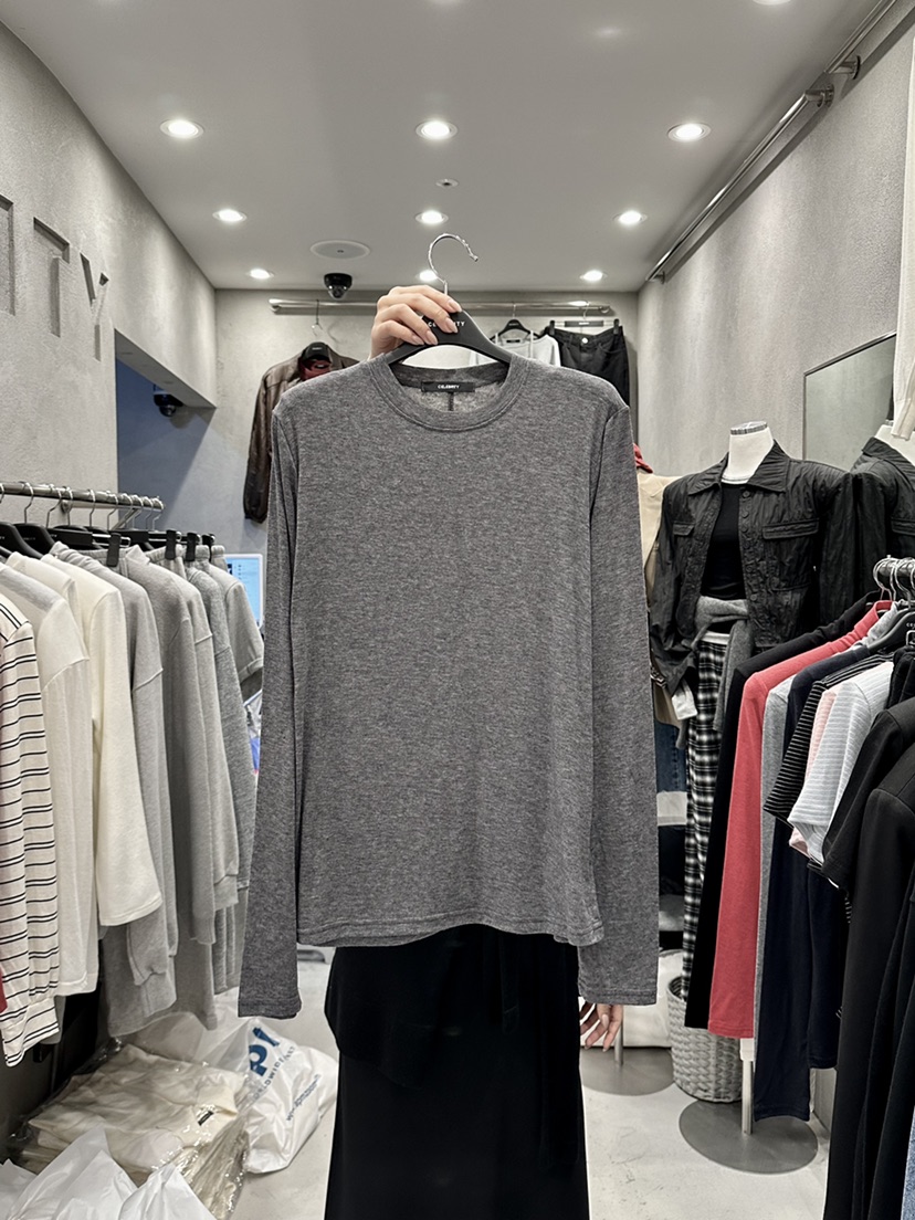 CELEBRITY-A東大門㊣直郵女士新品熱賣休閑時尚25秋冬長袖T恤CELEBRITY-A長袖T恤圖色2