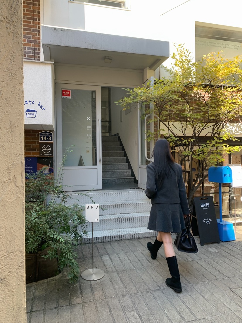 A Flan東大門㊣實拍女裝新款25秋冬職業休閑推薦人氣熱賣短裙AFN EDITION短裙