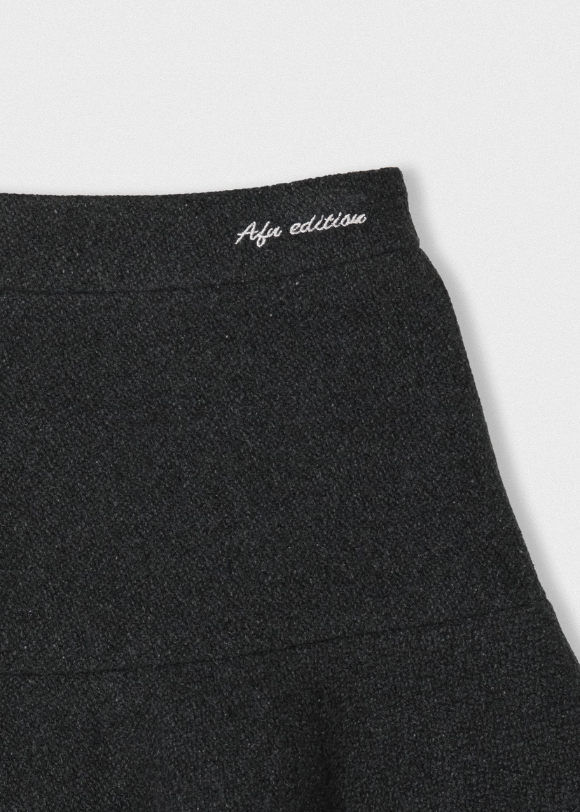 A Flan東大門㊣實拍女裝新款25秋冬職業休閑推薦人氣熱賣短裙AFN EDITION短裙