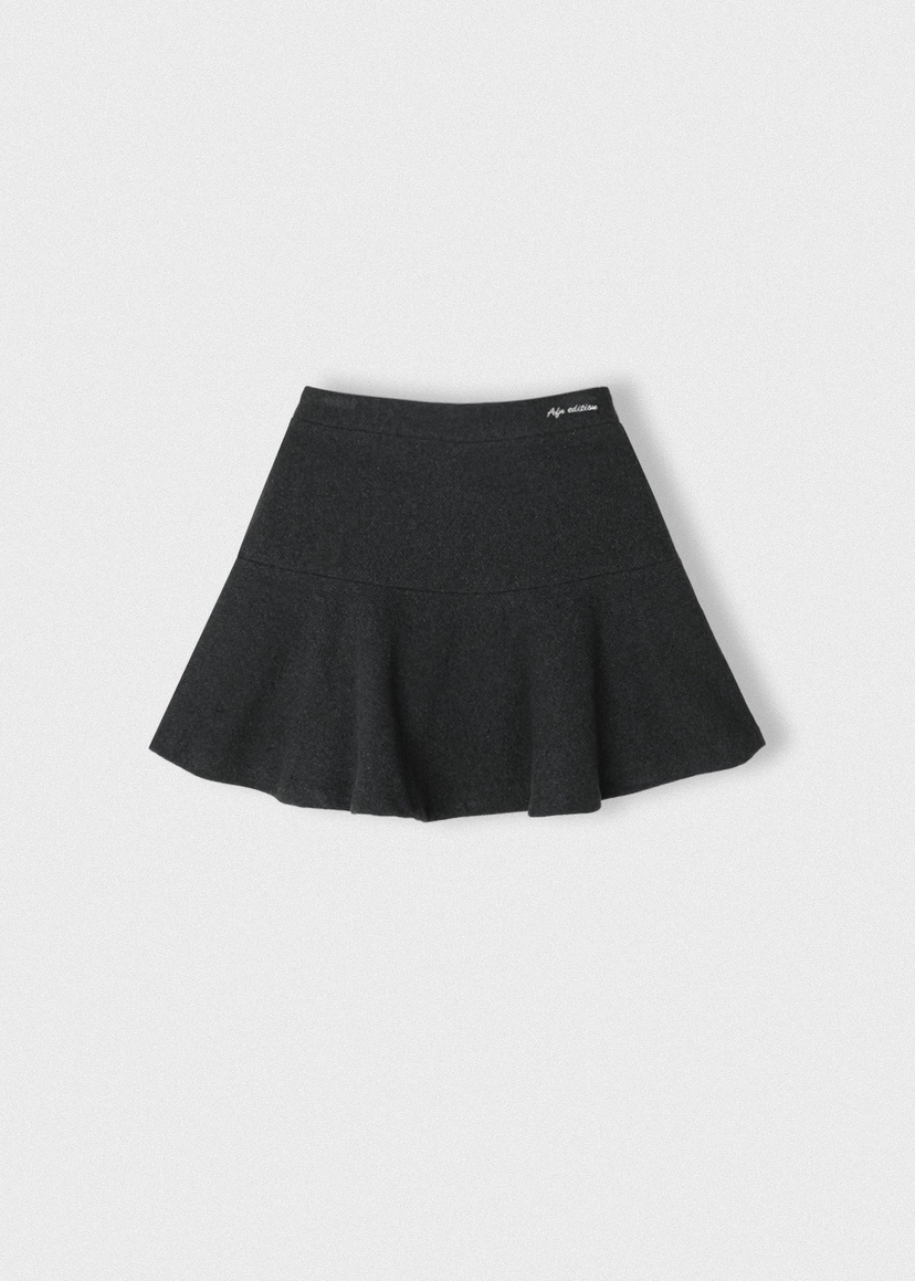 A Flan東大門㊣實拍女裝新款25秋冬職業休閑推薦人氣熱賣短裙AFN EDITION短裙圖色1