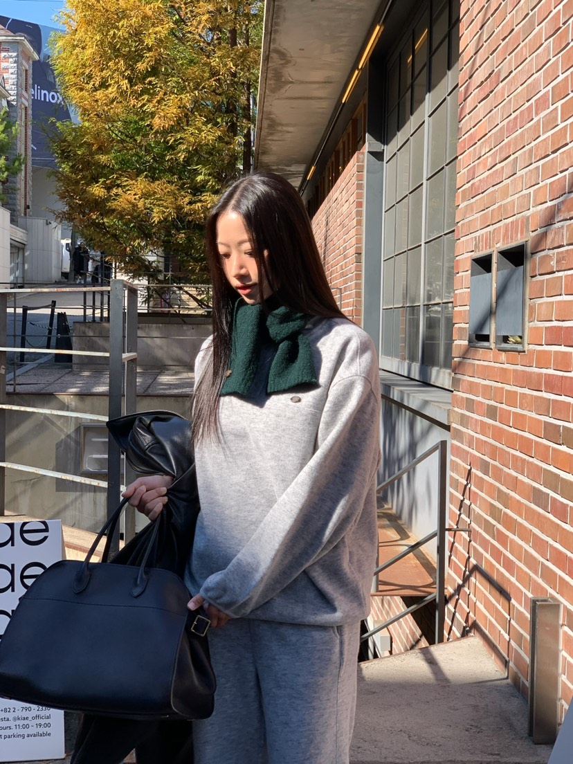 A Flan韓國直郵㊣女裝新品人氣25秋冬職業休閑推薦熱賣衛衣AFN EDITION衛衣