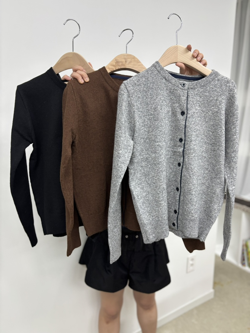 AWESOME-L東大門㊣代購女士新款職業熱賣針織衫羊毛衫雙層AWESOME-L針織衫