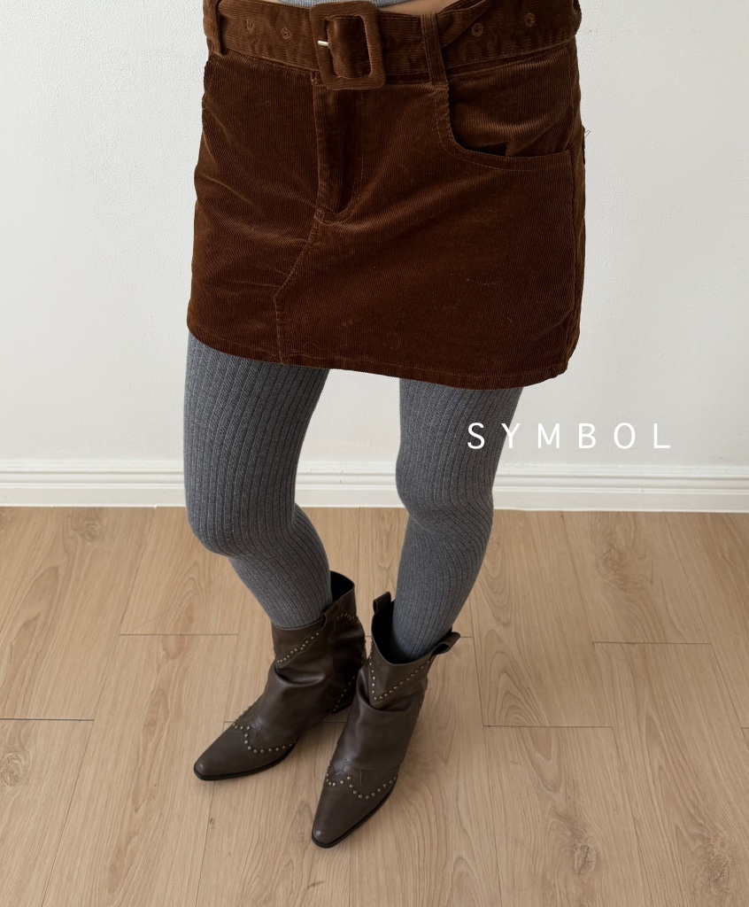 SYMBOL韓國直郵㊣女裝新款職業人氣休閑推薦時尚裙褲含腰帶SYMBOL裙褲