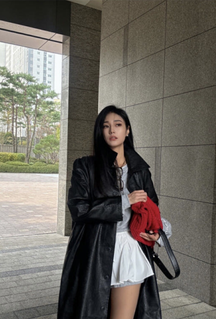 PAIRING東大門㊣直郵女士新品時尚熱賣休閑中長款大衣含帽子PAIRING中長款大衣