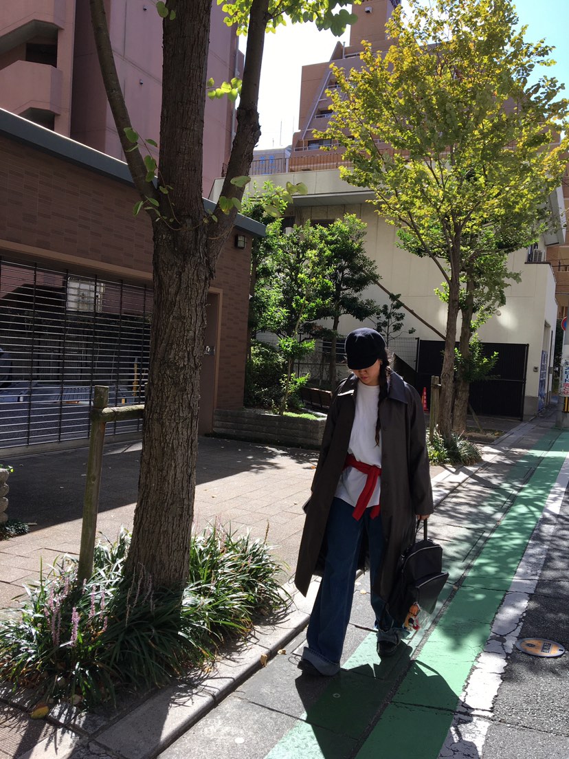 PAIRING東大門㊣直郵女士新品時尚熱賣休閑中長款大衣含帽子PAIRING中長款大衣