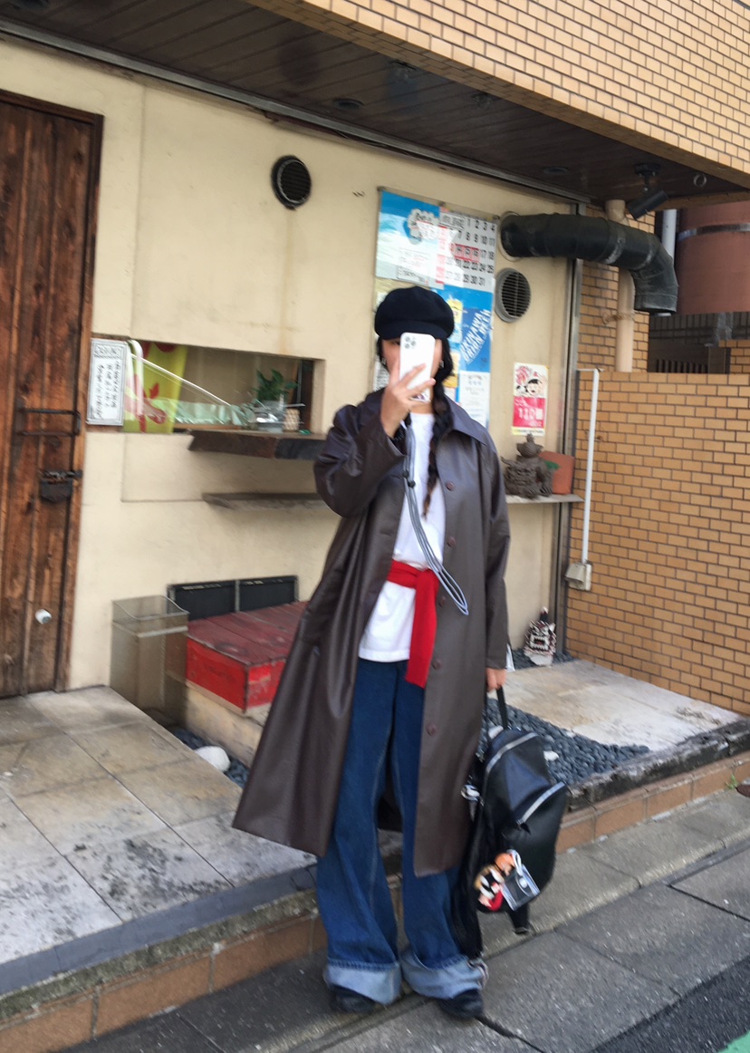 PAIRING東大門㊣直郵女士新品時尚熱賣休閑中長款大衣含帽子PAIRING中長款大衣