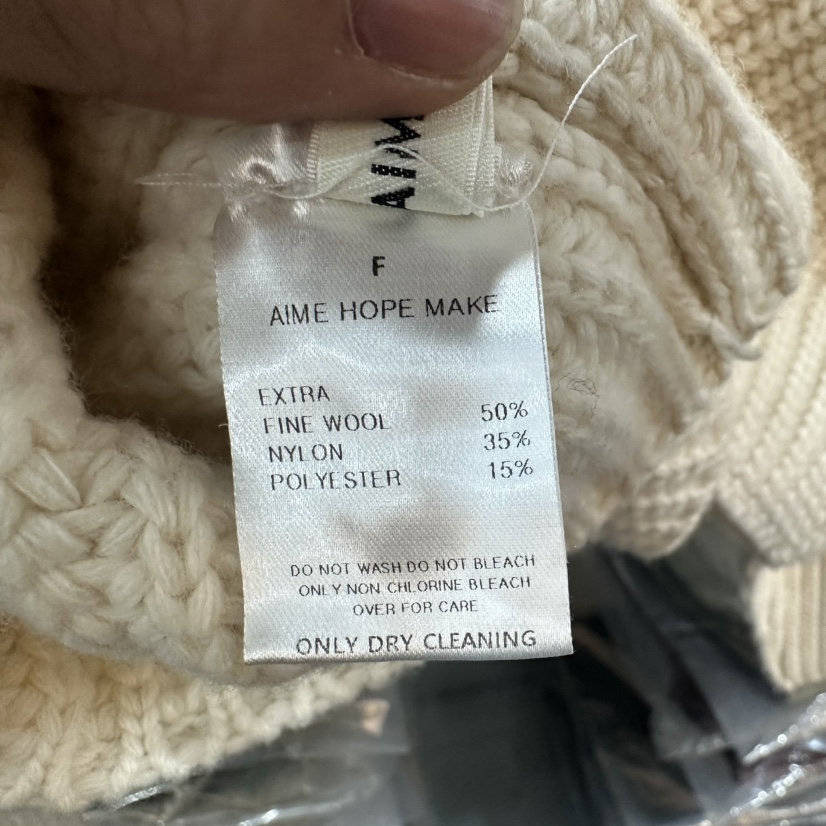 AIME HOPE MAKE東大門㊣實拍女裝新款人氣時尚休閑職業毛衣AIME HOPE MAKE毛衣