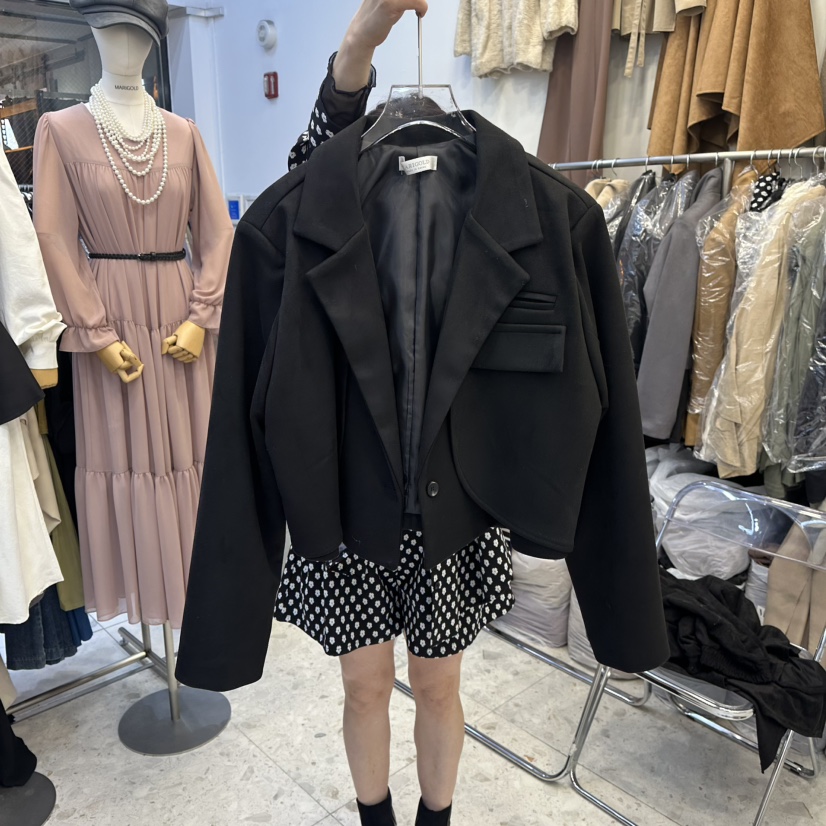 MARIGOLD東大門㊣直郵女士新品時尚人氣推薦25秋冬職業夾克MARIGOLD夾克圖色2