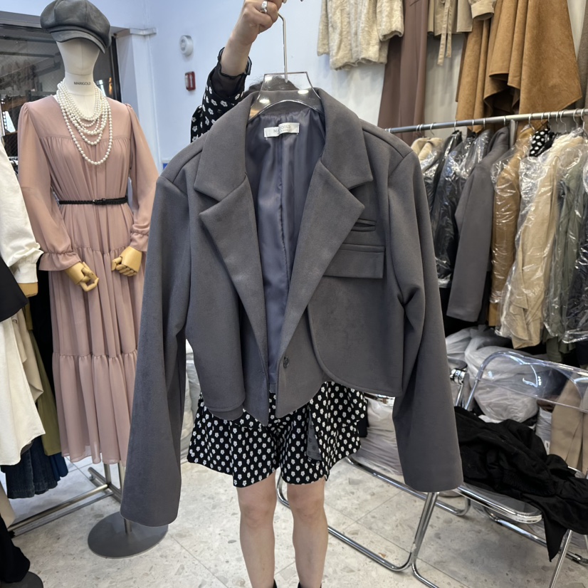 MARIGOLD東大門㊣直郵女士新品時尚人氣推薦25秋冬職業夾克MARIGOLD夾克圖色3