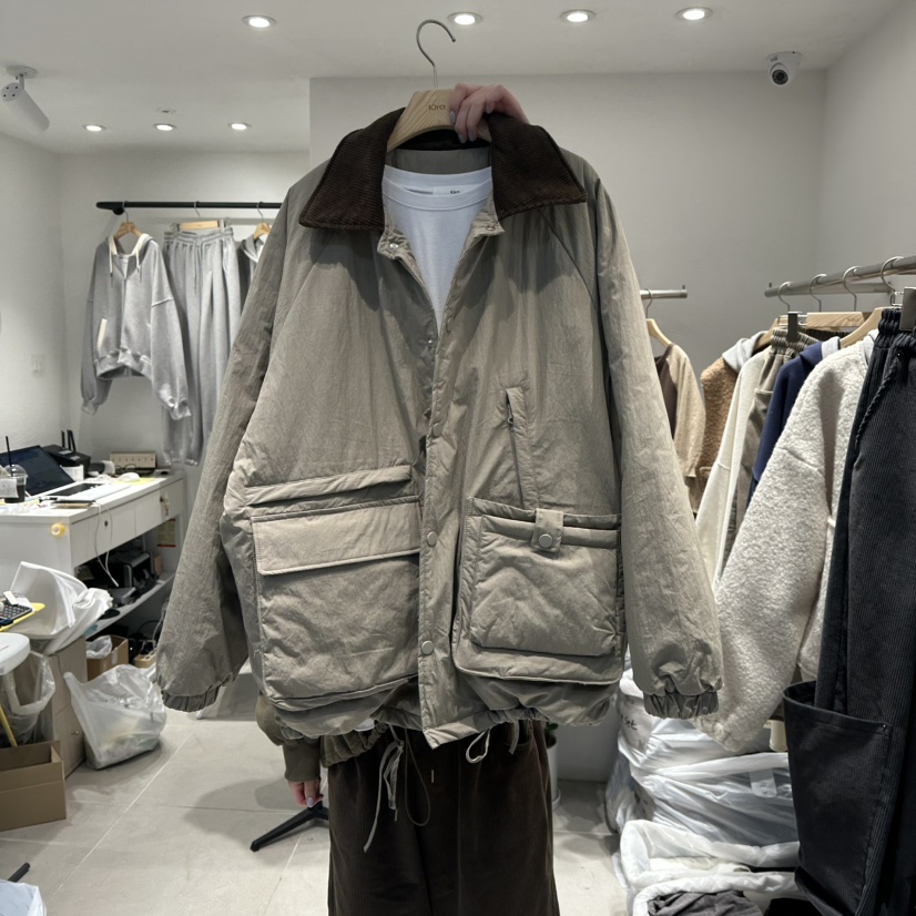 IN KIRA東大門㊣直郵女士新品職業人氣推薦熱賣休閑短款棉服IN KIRA短款棉服圖色1