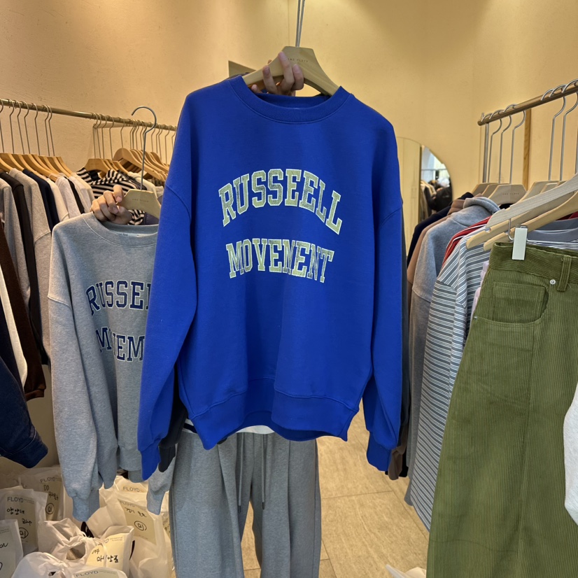 AND FLOYD韓國代購㊣女裝新品休閑人氣職業時尚推薦衛衣加絨stunning and Floyd衛衣圖色3