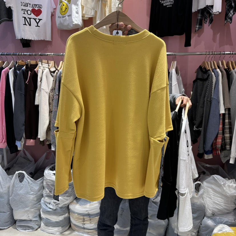 K STORY韓國直郵㊣女士新款推薦休閑職業人氣時尚25秋冬長袖T恤K STORY長袖T恤