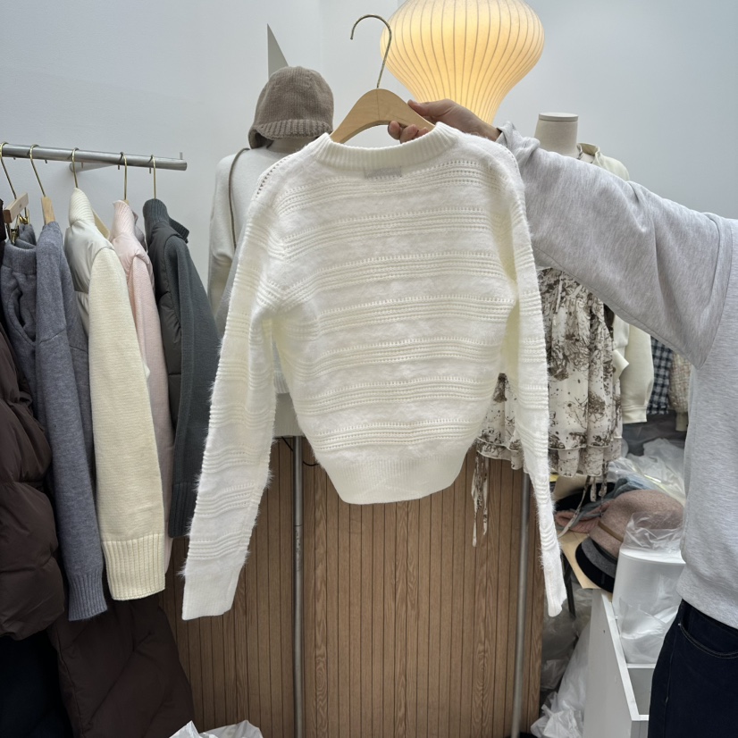 DELIGHT-Q東大門㊣代購女裝新品時尚人氣休閑熱賣針織衫開衫DELIGHT-Q針織衫