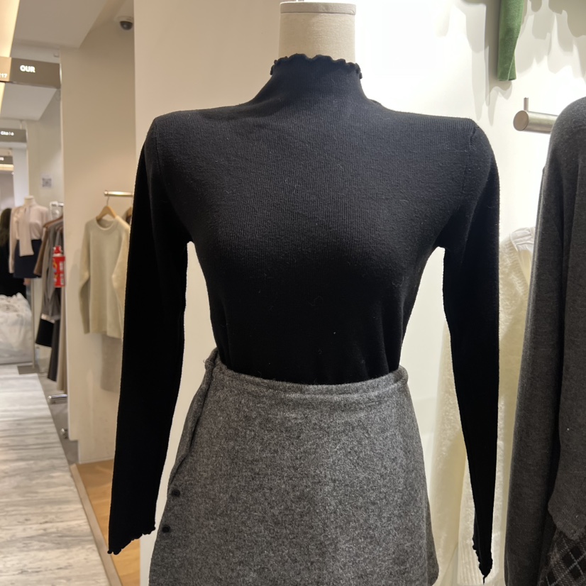 BY BOMI東大門㊣實拍女士新品推薦時尚熱賣人氣長袖T恤褶皺BY BOMI長袖T恤圖色4