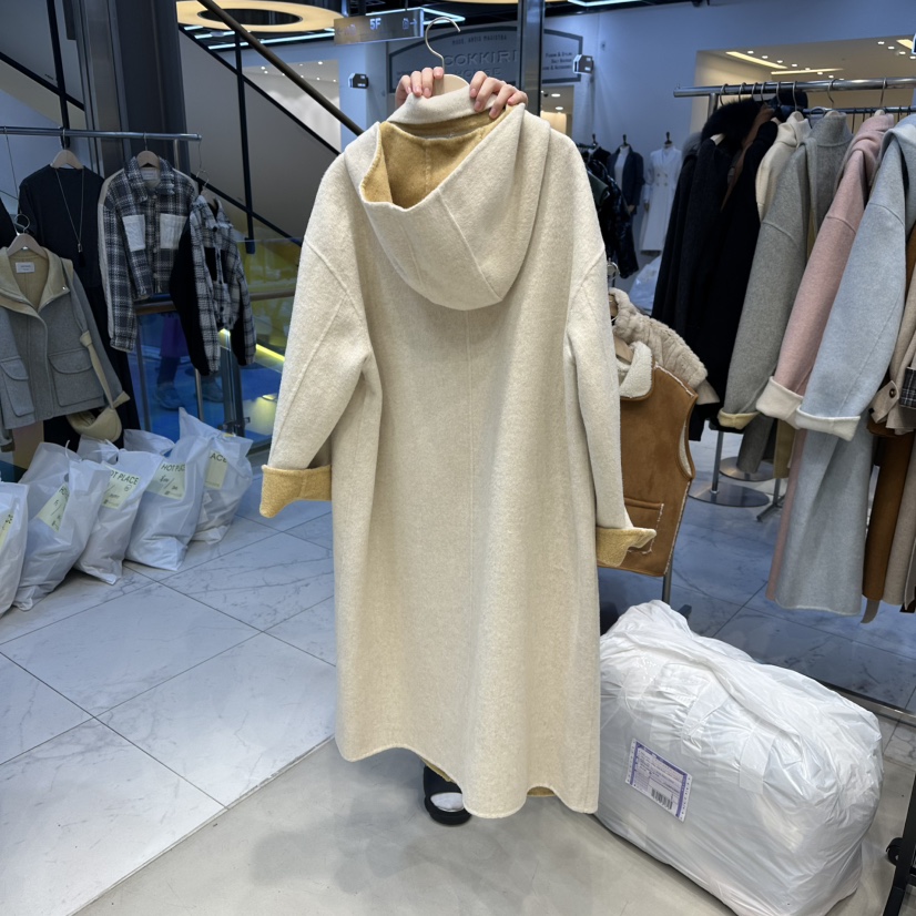 HOT PLACE東大門㊣代購女裝新款推薦時尚職業休閑中長款大衣HOT PLACE/DREAM GIRIS中長款大衣