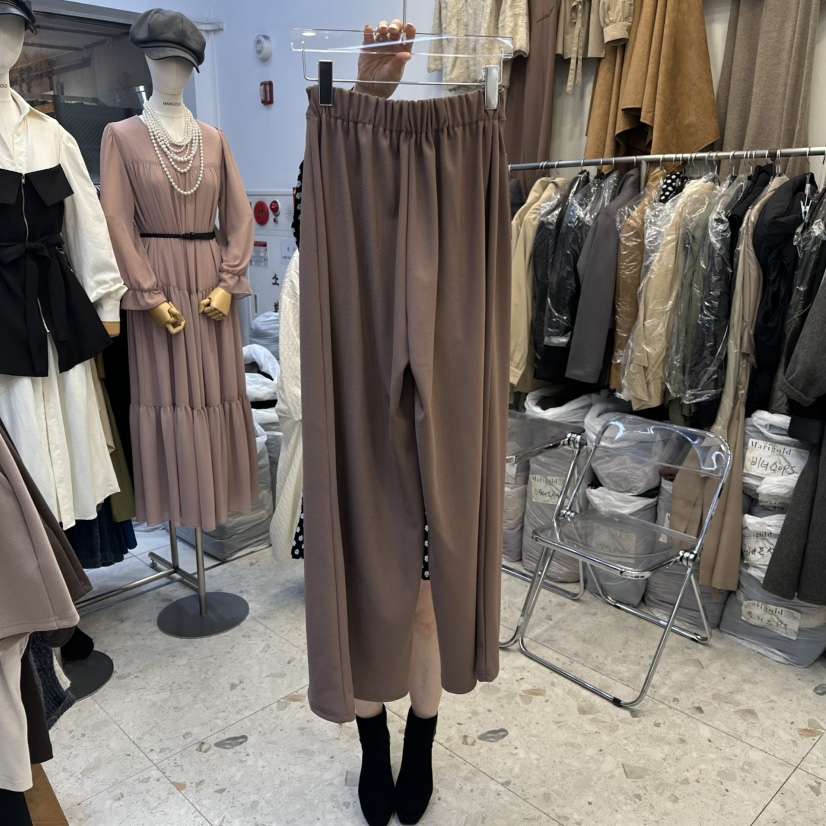 MARIGOLD東大門㊣直郵女士新品25秋冬推薦人氣休閑褲雙口袋MARIGOLD休閑褲