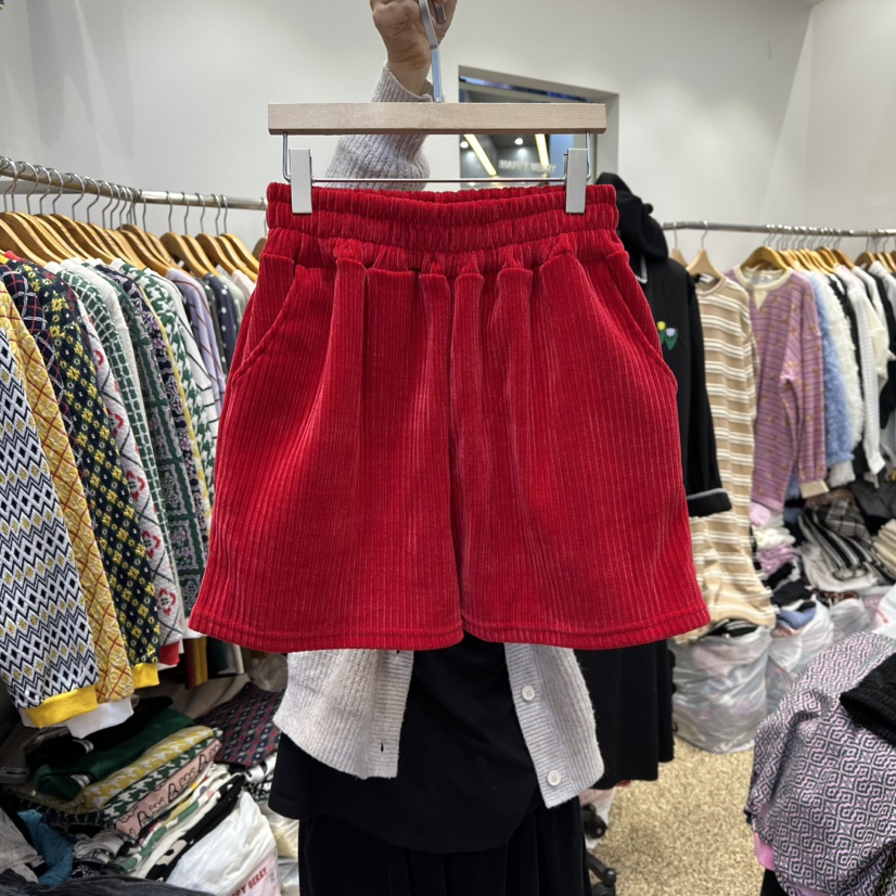 HAPPYBERRY韓國代購㊣女裝新款時尚職業熱賣休閑人氣25秋冬短褲HAPPYBERRY短褲圖色1