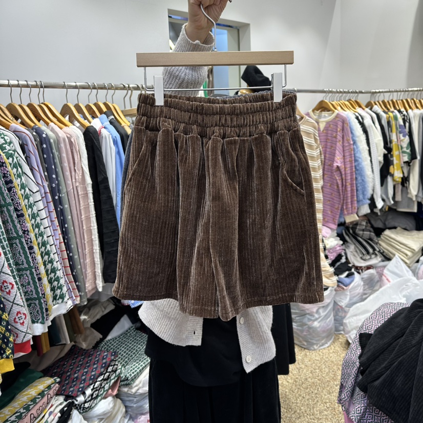 HAPPYBERRY韓國代購㊣女裝新款時尚職業熱賣休閑人氣25秋冬短褲HAPPYBERRY短褲圖色3