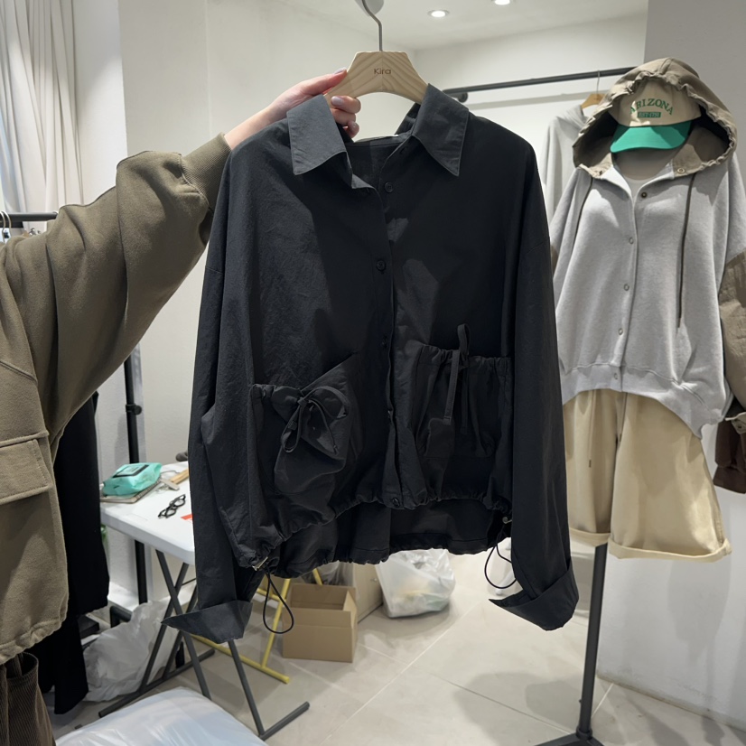 IN KIRA東大門㊣直郵女士新款推薦職業熱賣時尚襯衫蕾絲衫IN KIRA襯衫/蕾絲衫圖色2