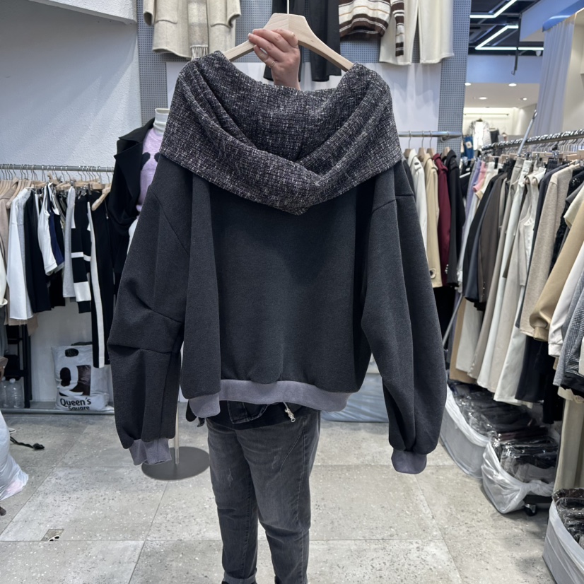 BLOOM東大門㊣實拍女裝新品職業熱賣休閑推薦25秋冬人氣衛衣BLOOM-Q衛衣