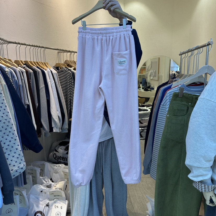 AND FLOYD韓國代購㊣女裝新品25秋冬人氣時尚休閑褲毛圈雙層stunning and Floyd休閑褲