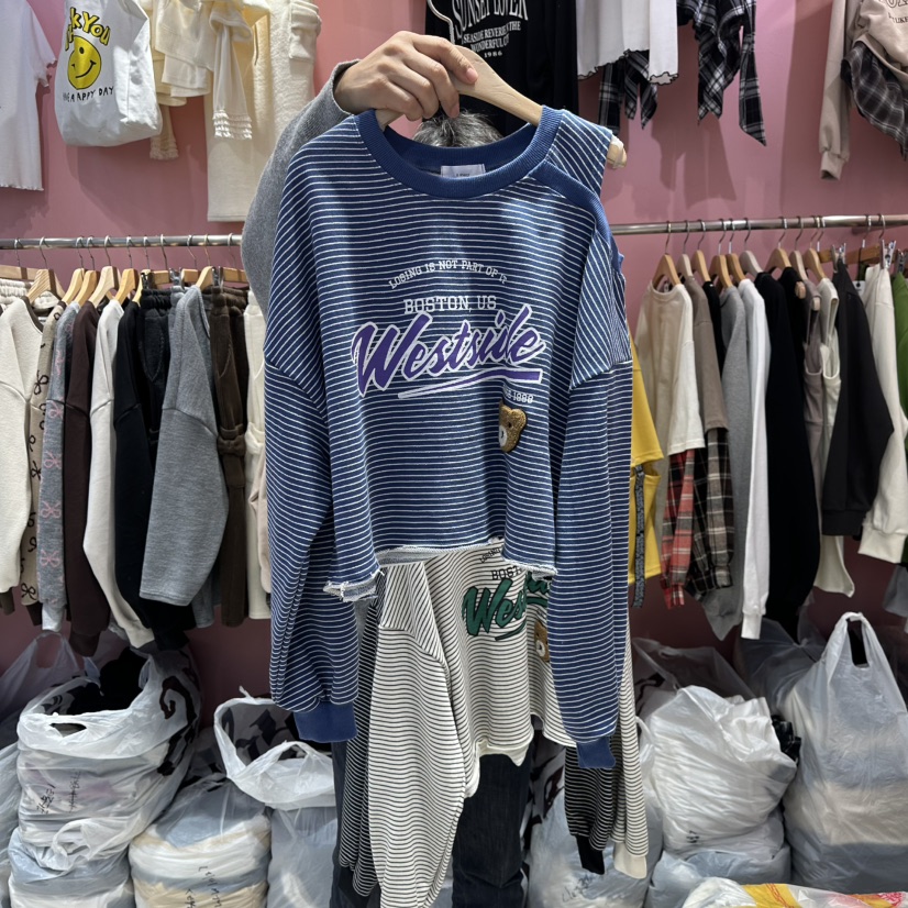 K STORY東大門㊣直郵女士新款熱賣時尚人氣25秋冬推薦衛衣K STORY衛衣圖色1