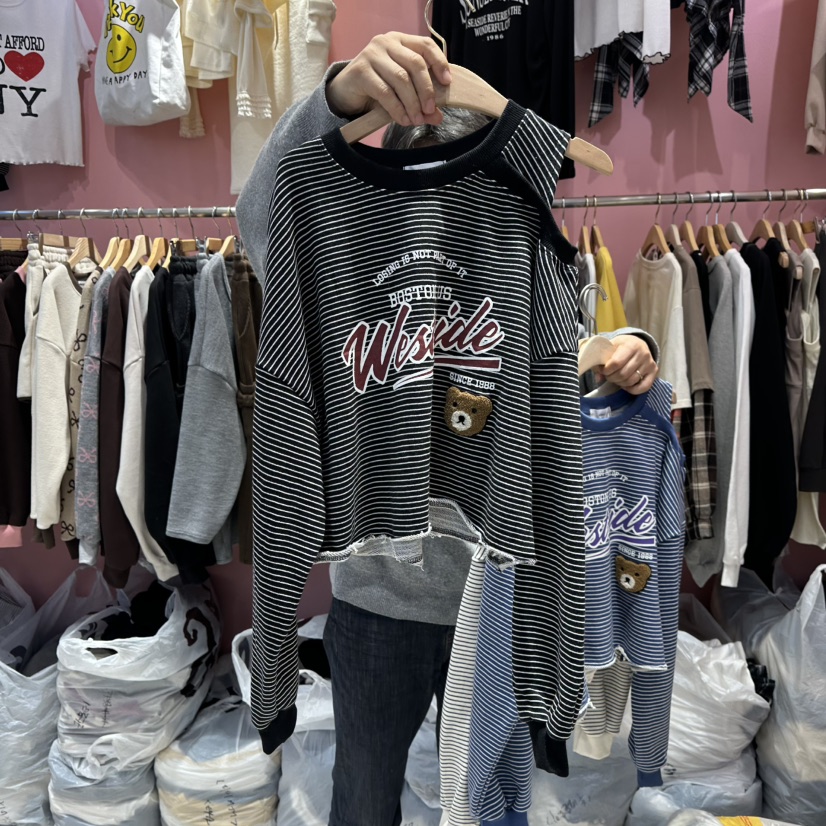 K STORY東大門㊣直郵女士新款熱賣時尚人氣25秋冬推薦衛衣K STORY衛衣圖色2