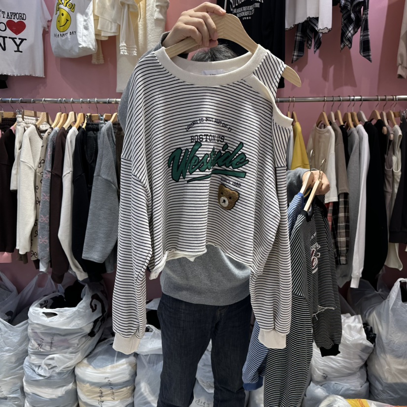 K STORY東大門㊣直郵女士新款熱賣時尚人氣25秋冬推薦衛衣K STORY衛衣圖色3