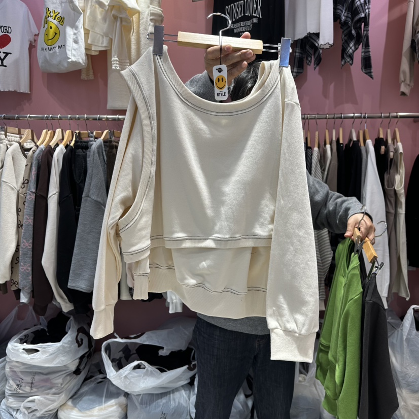 K STORY韓國直郵㊣女士新款休閑職業人氣熱賣推薦時尚衛衣K STORY衛衣