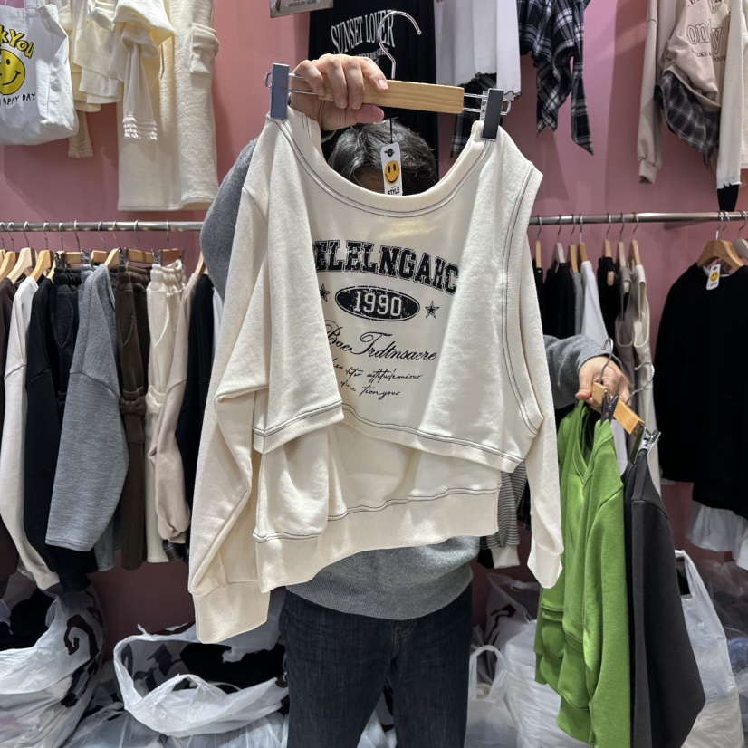 K STORY韓國直郵㊣女士新款休閑職業人氣熱賣推薦時尚衛衣K STORY衛衣圖色1