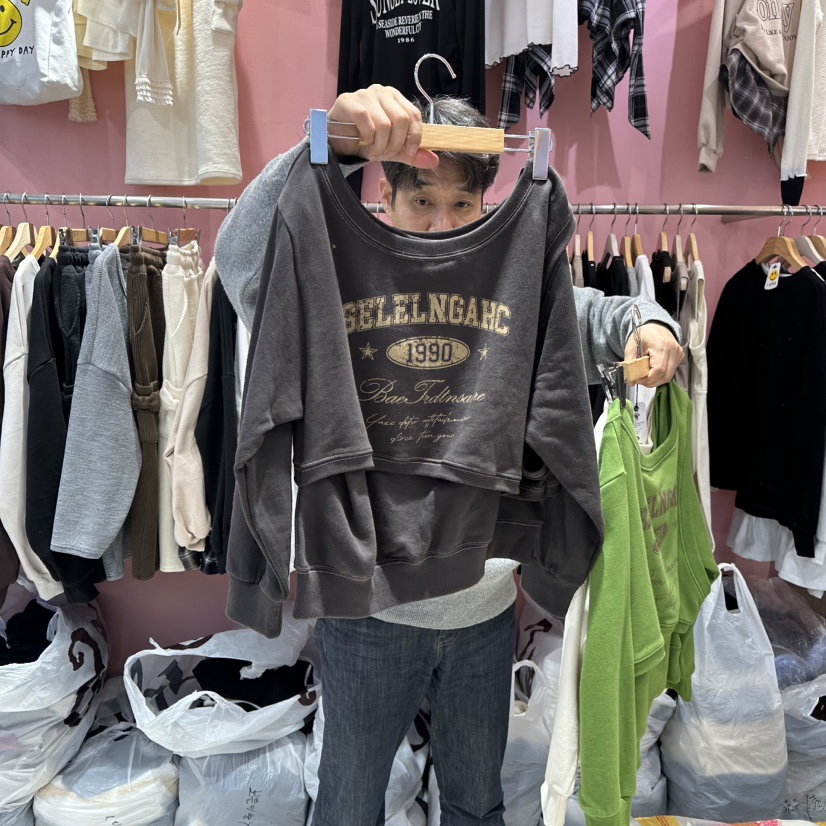 K STORY韓國直郵㊣女士新款休閑職業人氣熱賣推薦時尚衛衣K STORY衛衣圖色3