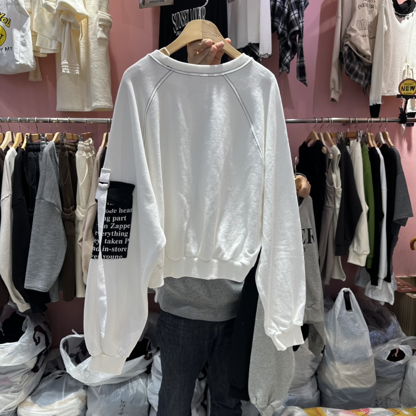 K STORY韓國代購㊣女士新款25秋冬職業休閑熱賣時尚推薦衛衣K STORY衛衣