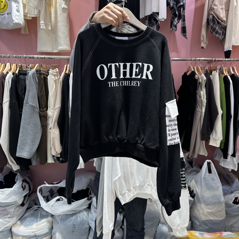 K STORY韓國代購㊣女士新款25秋冬職業休閑熱賣時尚推薦衛衣K STORY衛衣圖色3