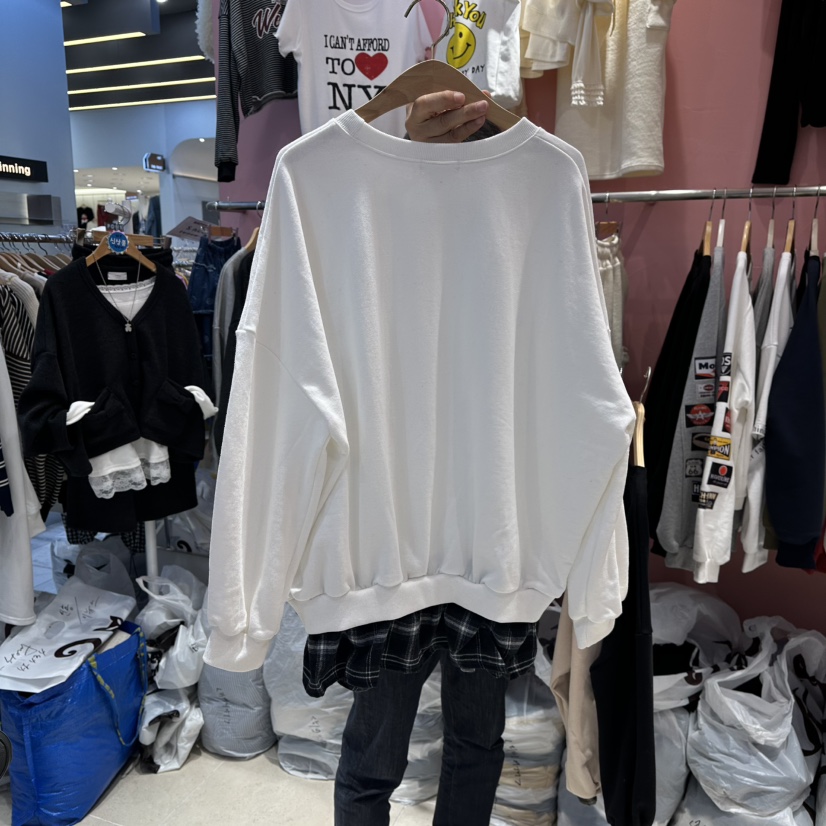 K STORY東大門㊣代購女士新款熱賣人氣時尚25秋冬職業衛衣K STORY衛衣