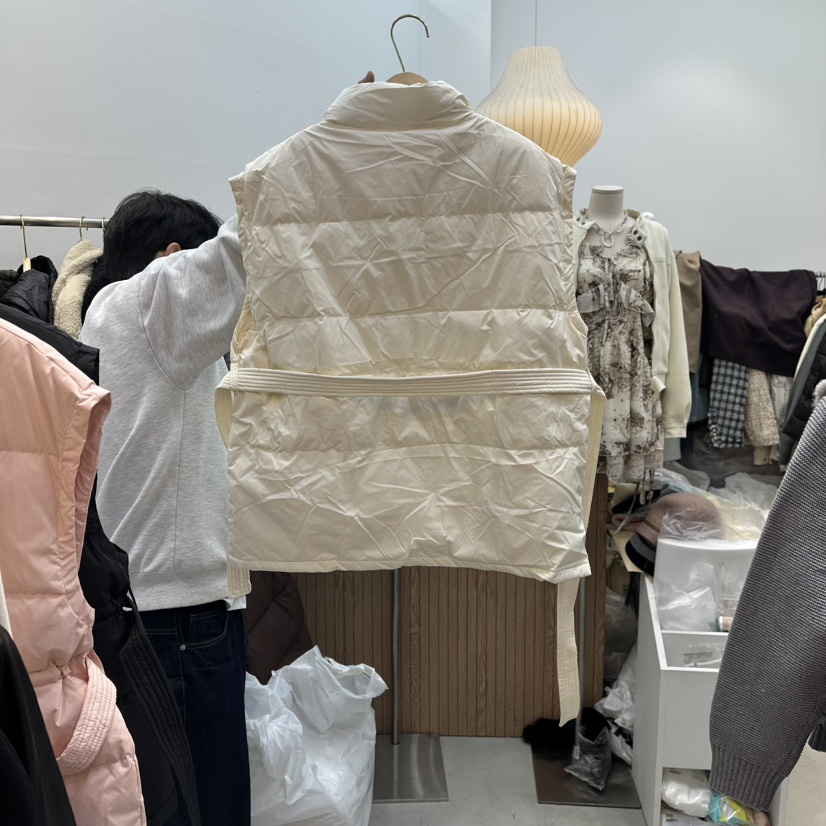 DELIGHT-Q韓國直郵㊣女裝新品時尚職業休閑人氣推薦馬甲絨DELIGHT-Q馬甲