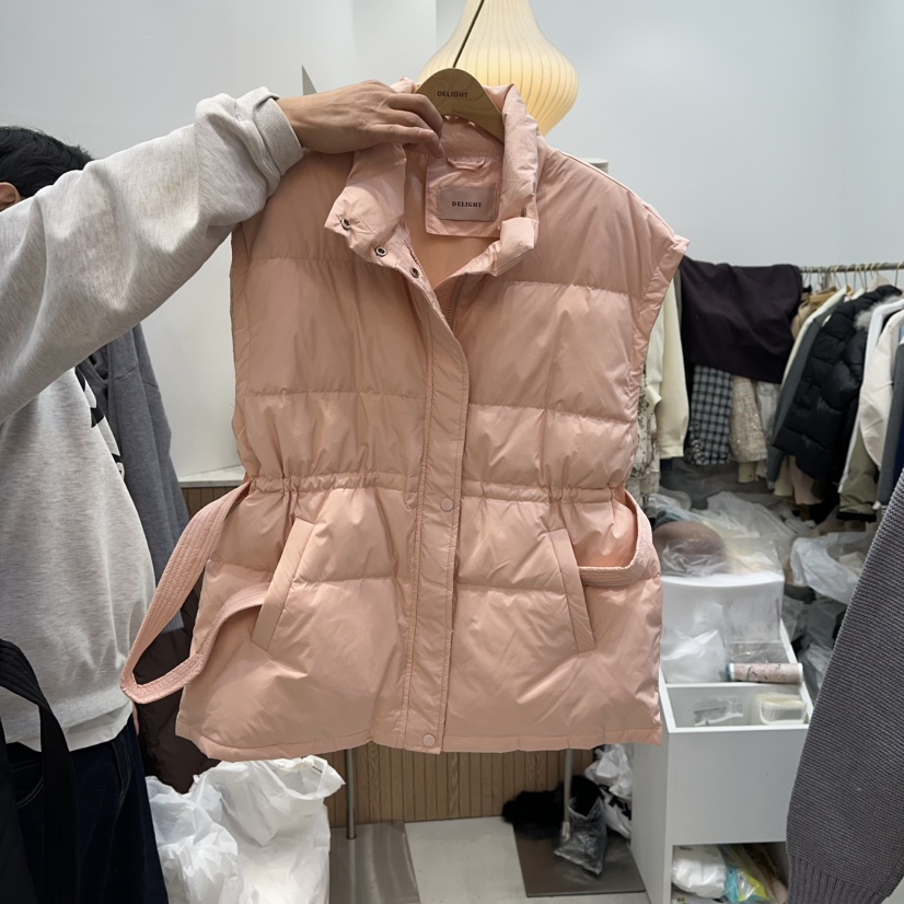 DELIGHT-Q韓國直郵㊣女裝新品時尚職業休閑人氣推薦馬甲絨DELIGHT-Q馬甲圖色1