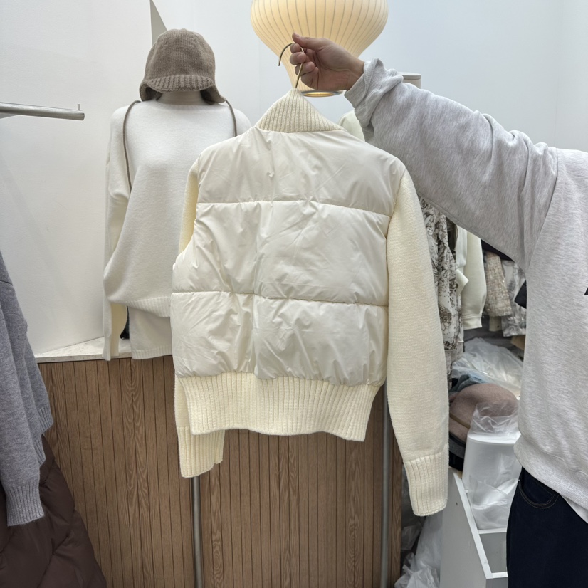 DELIGHT-Q東大門㊣直郵女裝新款推薦時尚25秋冬針織衫混紡填充DELIGHT-Q針織衫