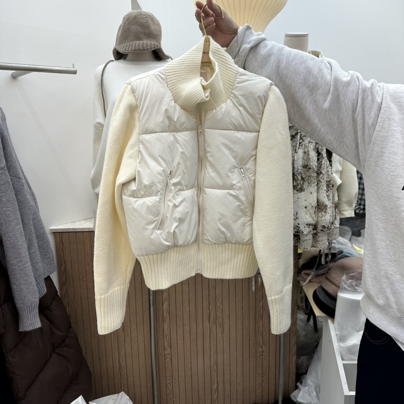 DELIGHT-Q東大門㊣直郵女裝新款推薦時尚25秋冬針織衫混紡填充DELIGHT-Q針織衫圖色2