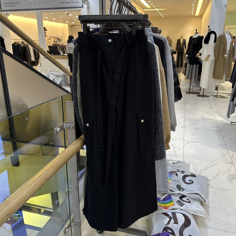 A2/D2韓國直郵㊣女裝新品熱賣推薦時尚休閑褲工裝褲含腰繩A2/D2休閑褲圖色3