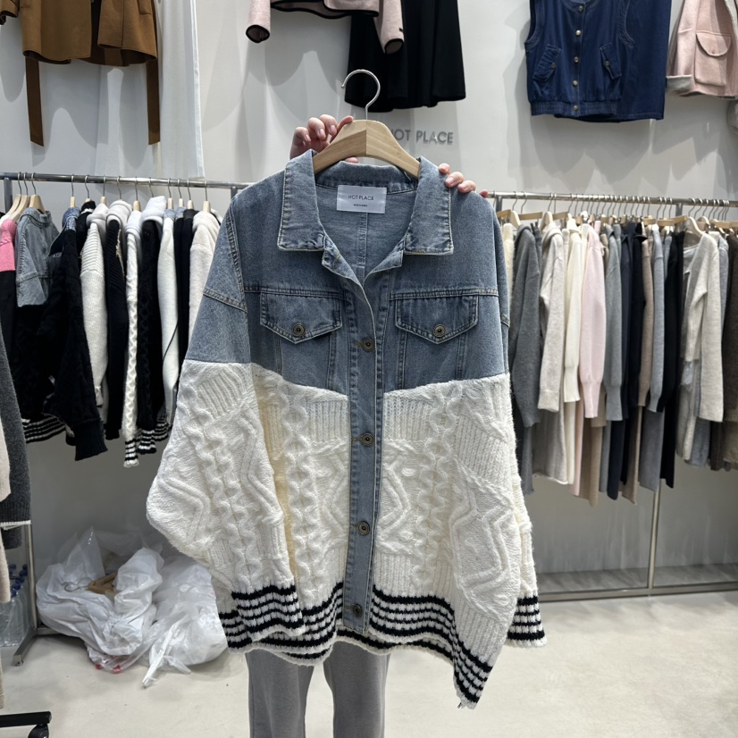 HOT PLACE韓國代購㊣女士新款25秋冬推薦時尚人氣職業夾克HOT PLACE/DREAM GIRIS夾克圖色1