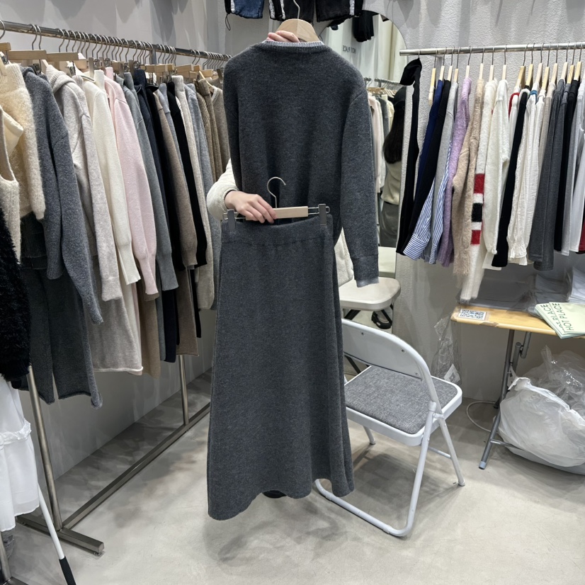 HOT PLACE韓國直郵㊣女裝新款休閑套裝兩件套套裝雙層開衫HOT PLACE/DREAM GIRIS套裝