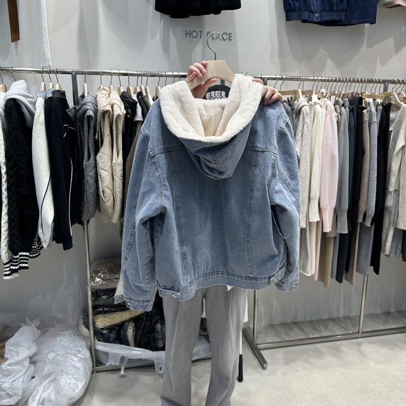 HOT PLACE韓國代購㊣女裝新款熱賣職業25秋冬時尚夾克里外穿HOT PLACE/DREAM GIRIS夾克