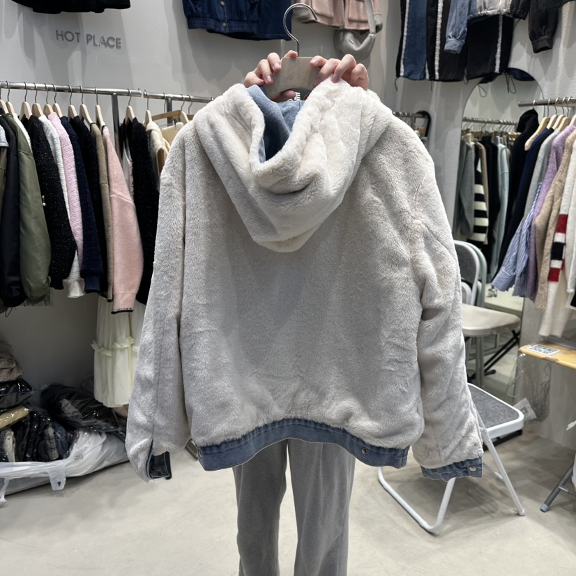 HOT PLACE韓國代購㊣女裝新款熱賣職業25秋冬時尚夾克里外穿HOT PLACE/DREAM GIRIS夾克